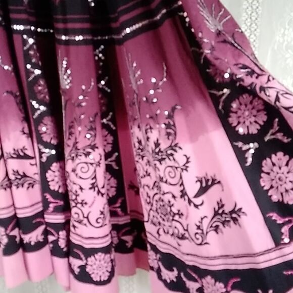 Casual Studio 100% Cotton Sequin Women's Skirt Size XL - Picture 8 of 14